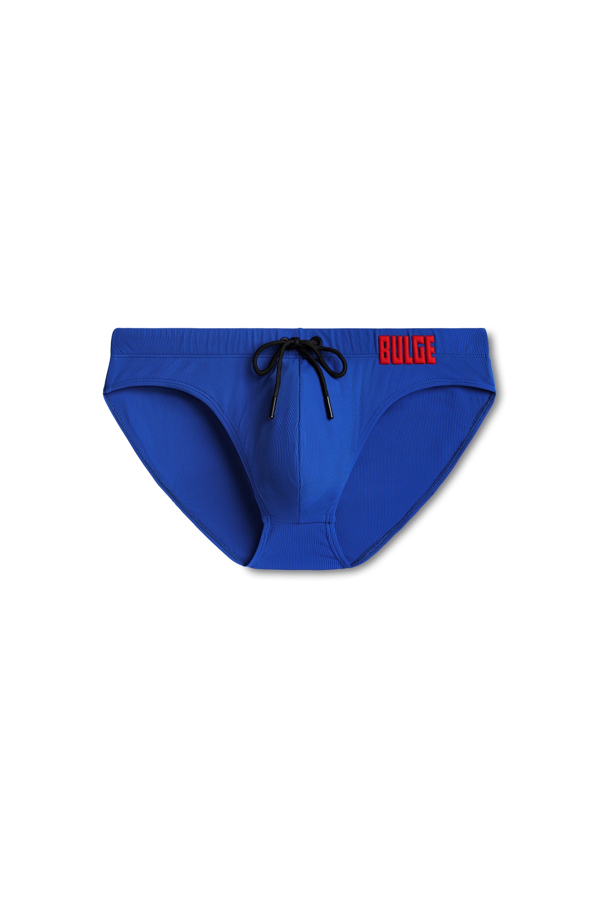 SWIM BRIEFS BULGE BLUE · RED LOGO