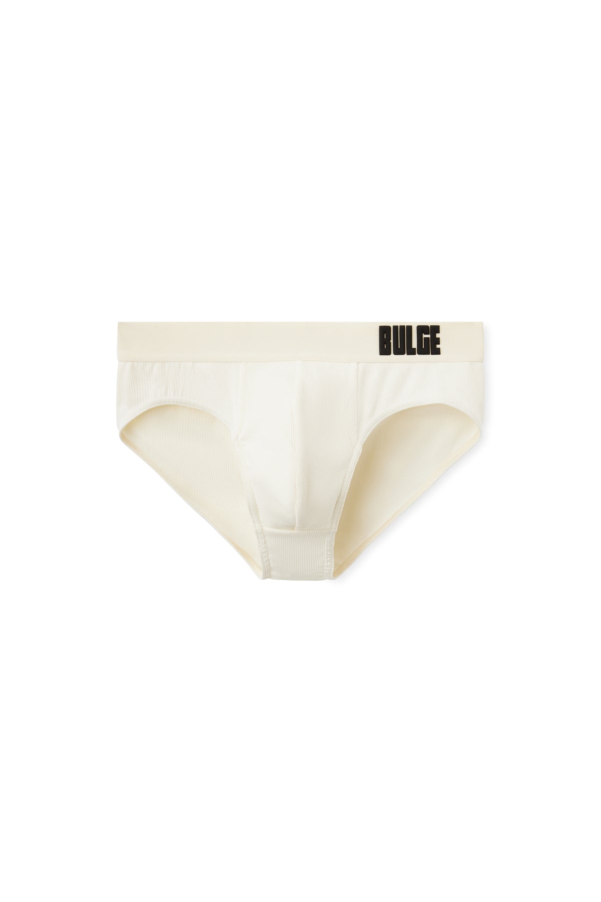 CLASSIC BRIEFS BULGE · CREAM · BLACK LOGO