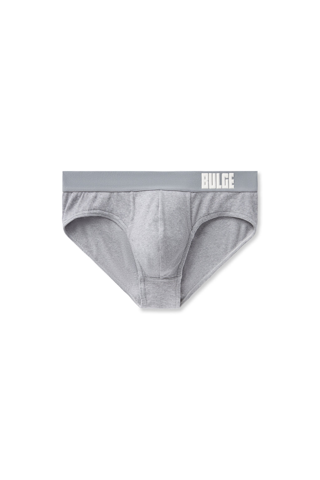 CLASSIC BRIEFS BULGE · GREY · WHITE LOGO