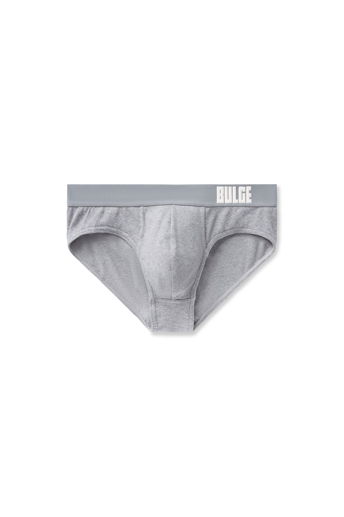 CLASSIC BRIEFS BULGE · GREY · WHITE LOGO