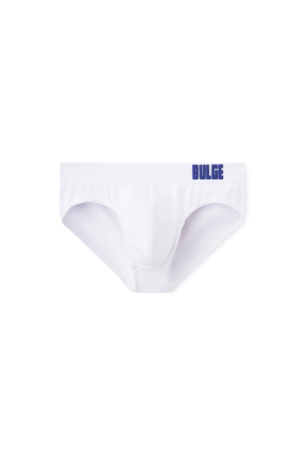 CLASSIC BRIEFS BULGE · WHITE · BLUE LOGO