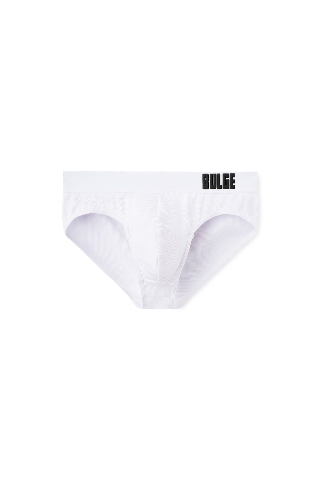 CLASSIC BRIEFS BULGE · WHITE · BLACK LOGO