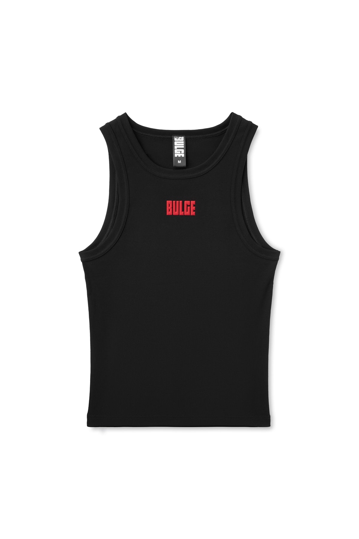 CLASSIC TANK TOP BULGE BLACK · RED LOGO