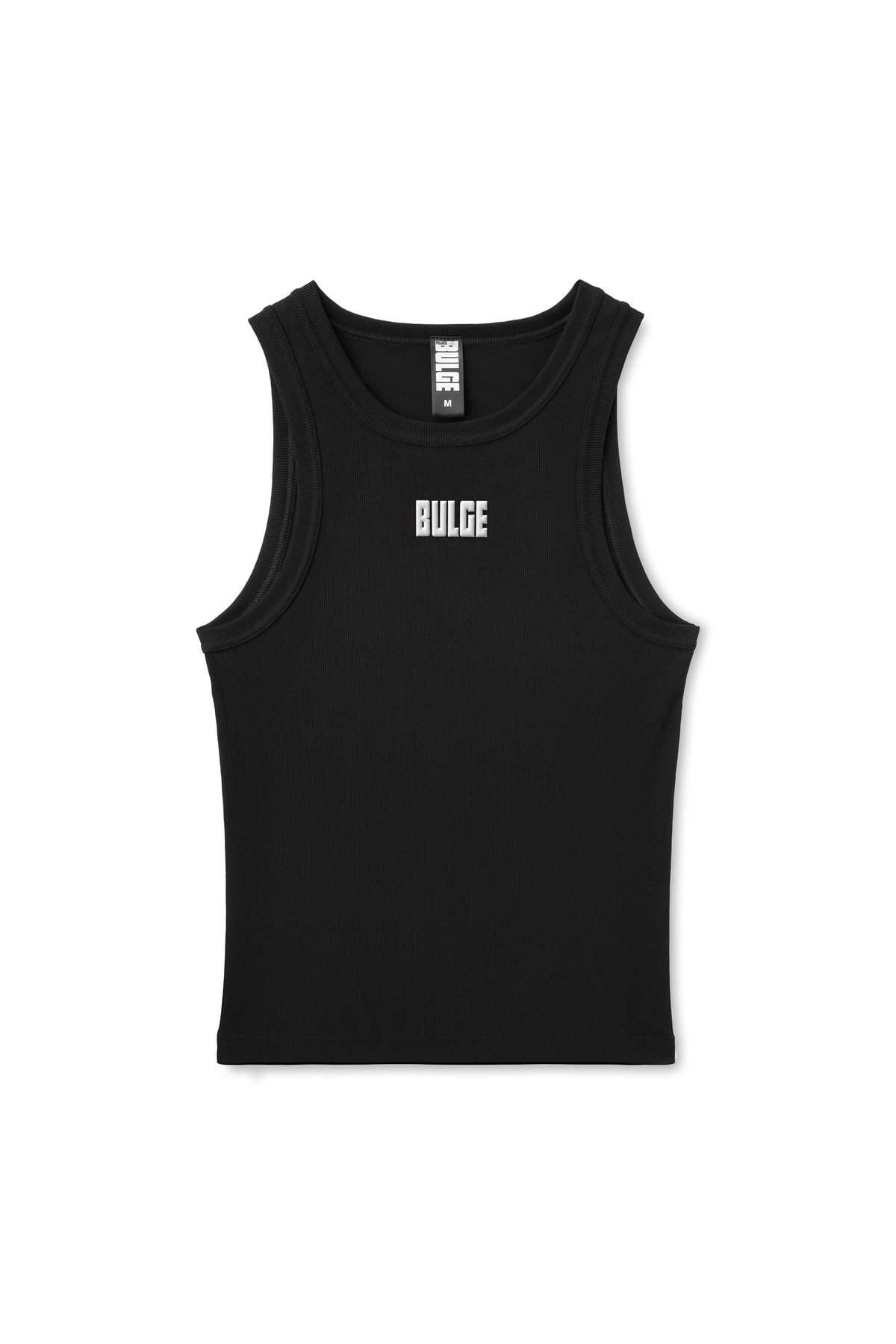 CLASSIC TANK TOP BULGE BLACK · WHITE LOGO