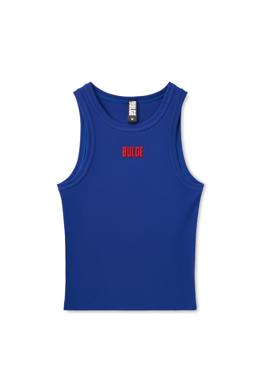 CLASSIC TANK TOP BULGE BLUE · RED LOGO