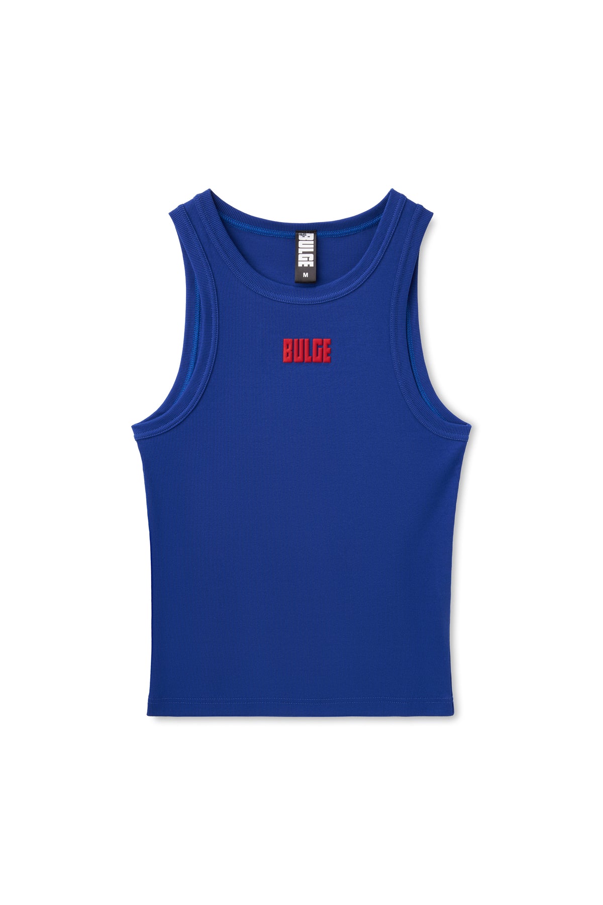 CLASSIC TANK TOP BULGE BLUE · RED LOGO