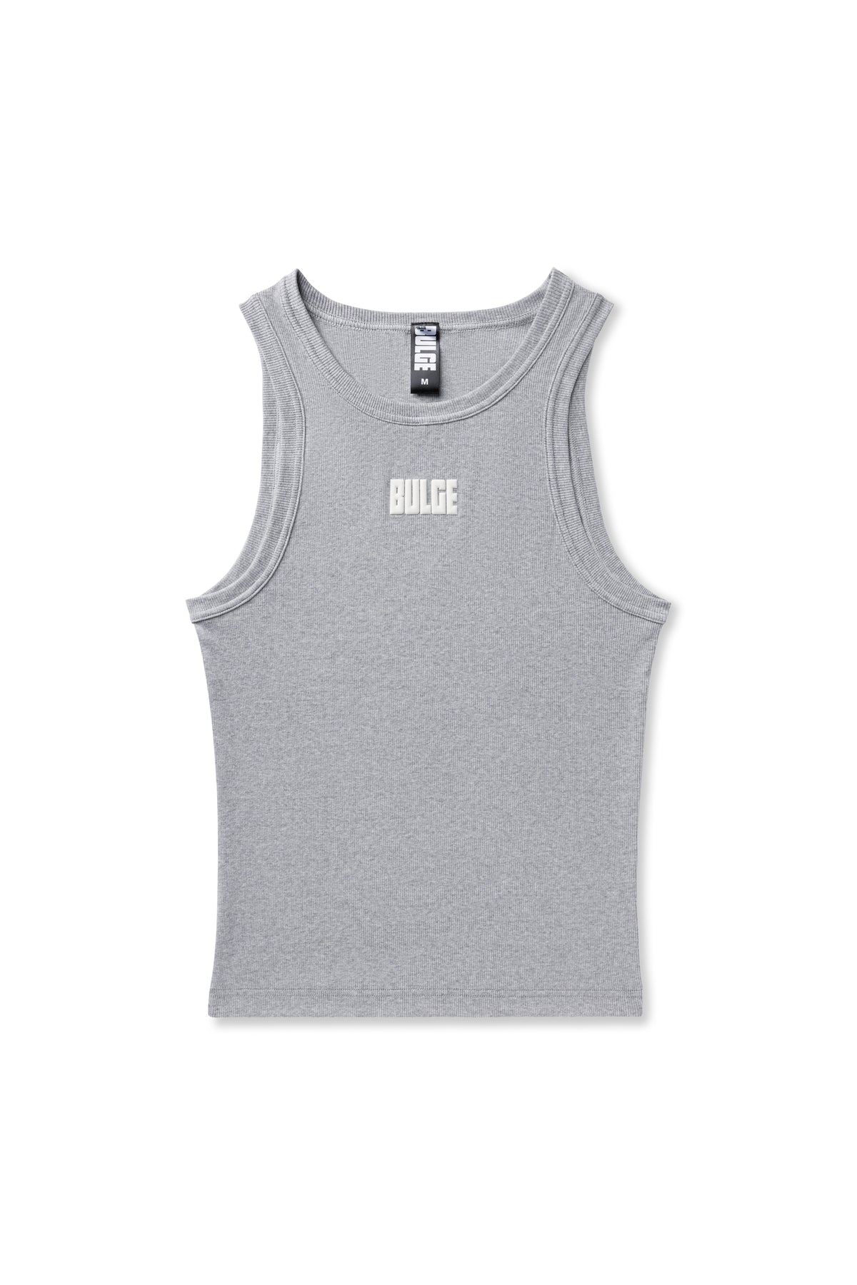 CLASSIC TANK TOP BULGE GREY · WHITE LOGO
