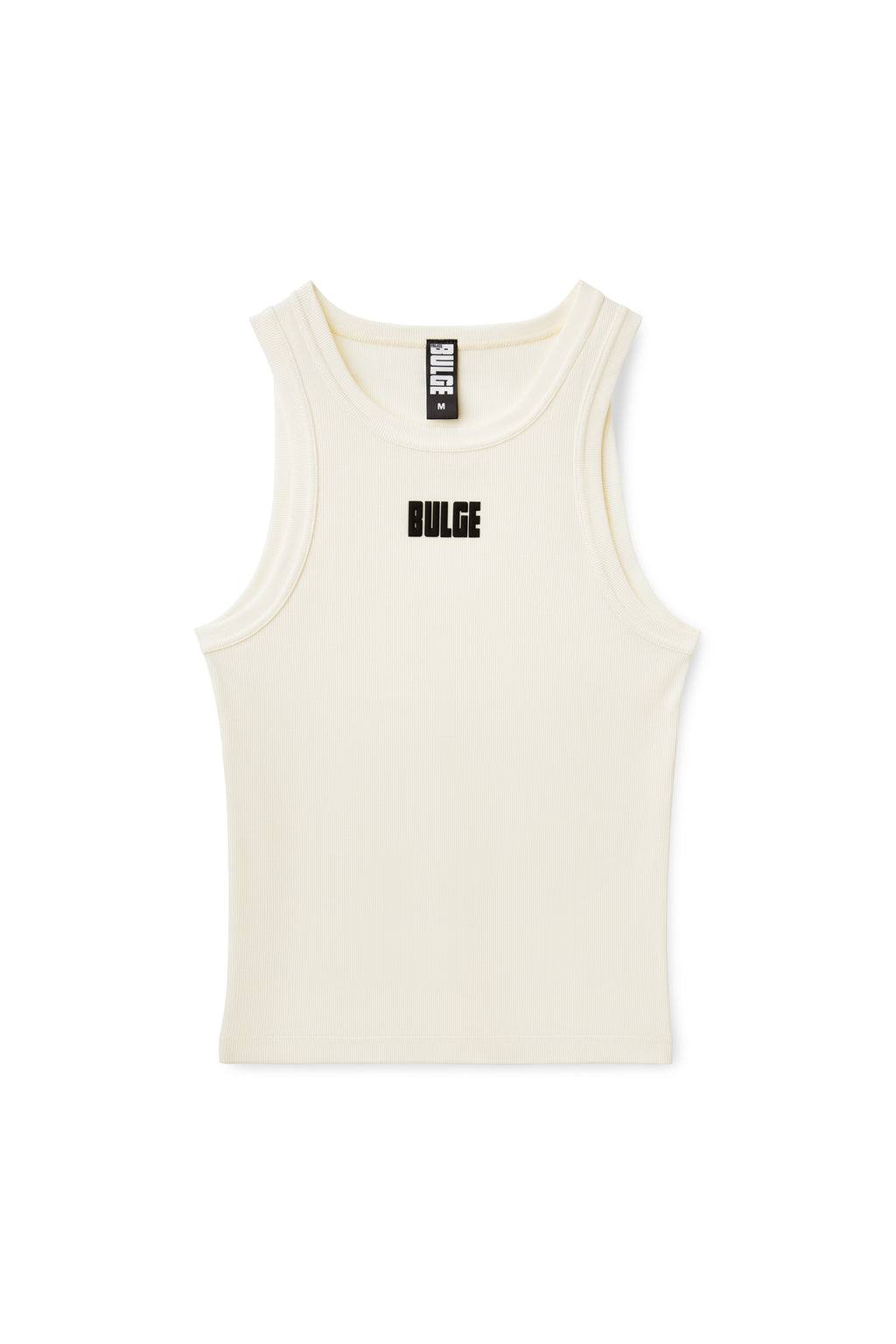 CLASSIC TANK TOP BULGE CREAM · BLACK LOGO