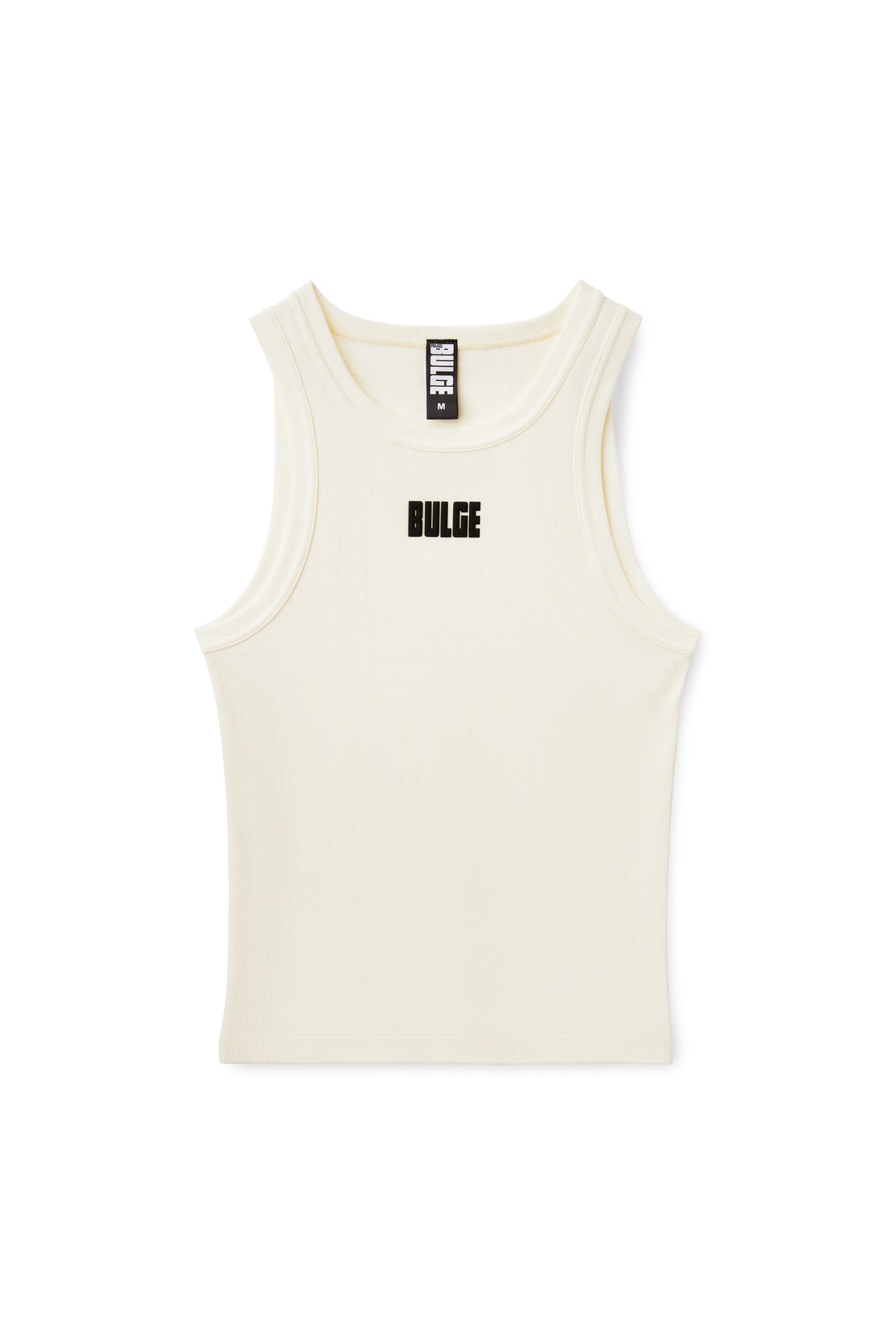 CLASSIC TANK TOP BULGE CREAM · BLACK LOGO